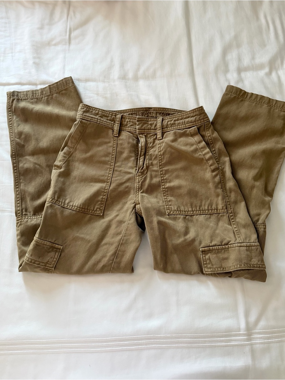 American Eagle Outfitters Women's Warm Brown Cargo Pants